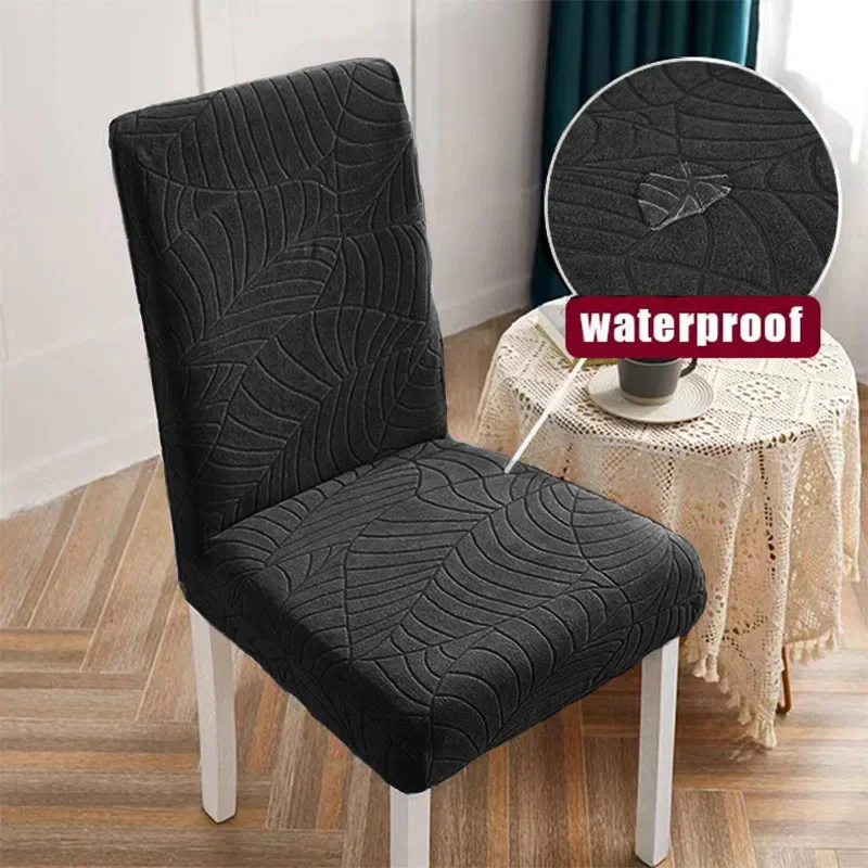 thumbnail image 1 of Funda impermeable para silla de comedor, fundas protectoras para sillas, cocina, boda, Hotel, banquete, 1 of 5