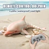 Rc Boat 2.4G Remote Control Dolphin with Light Simulation Electric Water Toys Simulation Radio-Control Animal Children Gift 1