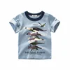 2 3 4 5 7 9 Years Summer Baby Boys Short Sleeve T-shirt Children Kids Cotton Cartoon Tops For Little Boys KF1022 6