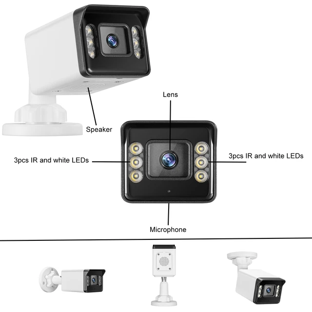 16CH NVR POE Security Camera System 4K Full Color Night View 8MP Two Way Audio Smart AI Face Detect CCTV Surveillance Camera Set - Image 5