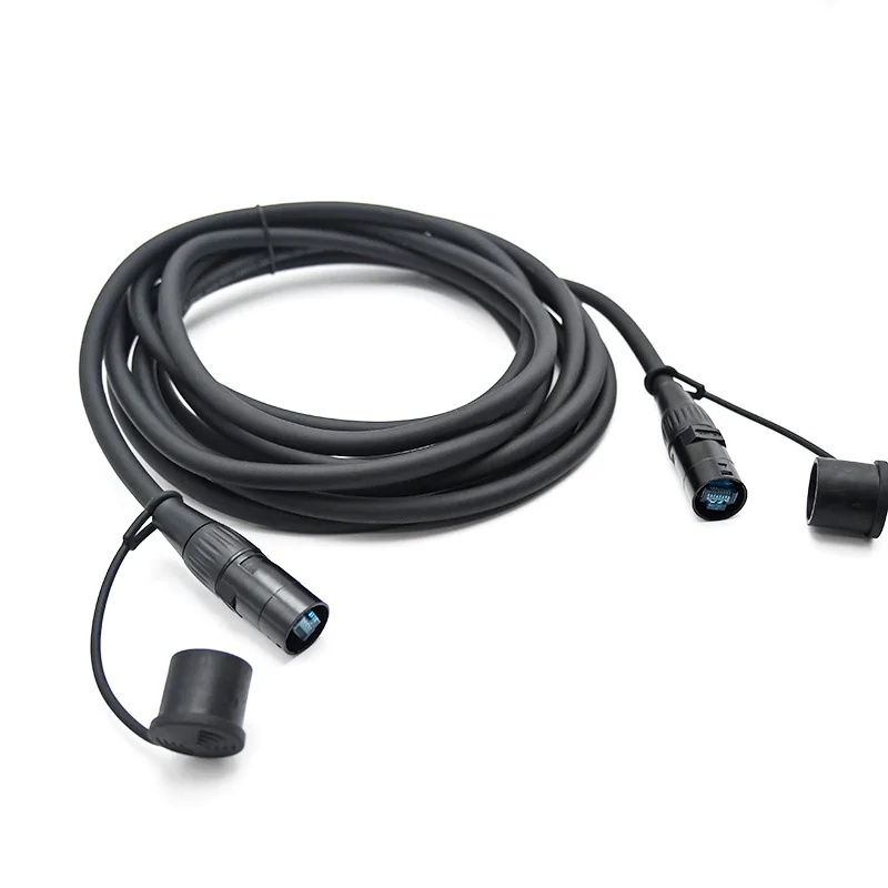 Flexibles Ethercon-Anschlusskabel 1 m 2 m 3 m 5 m 10 m 15 m 20 m Abschirmung SF UTP CAT6 Ethernet-Netzwerk-Verlängerungskabel für digitales Audio – Detail 3