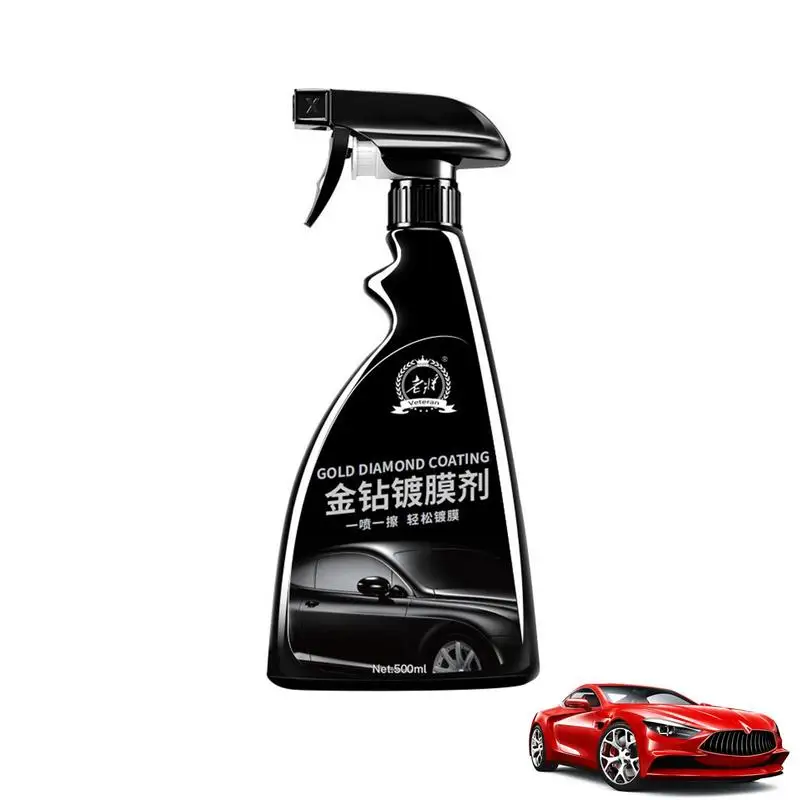 

Car Coating Spray 16oz Liquid Ceramic Car Coating Anti-High Temperature Anti-Scratch Wet And Dry Car Spray For Isolate Stains