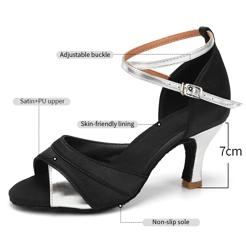 Dance Shoes Woman Latin Dance Shoes Ladies Girls Ballroom Dancing Shoes