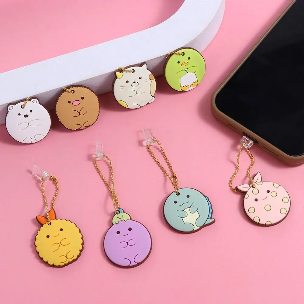 1Pc Lovely Smartphone Cat Anime Dust Plug Pvc Anti Dust Charger Dock Plug Anti Dust Plug Cat Anime Diamond Dust Plug