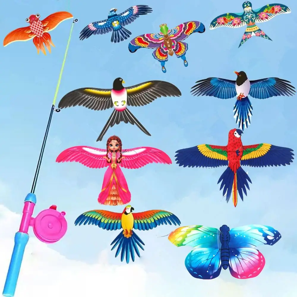 30 Meter Garden Outdoor Sports Children Gift Kite Line Large Eagle Kites Flying Bird Kites Plastic Eagle Kite 2