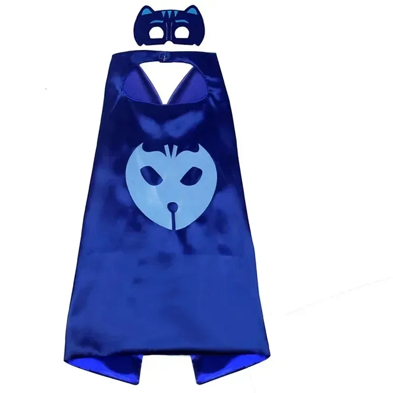 Costumi da Eroe con Mantello Rosso, Blu e Verde, Completi di Maschere, Perfetti per Halloween, Feste di Compleanno e Travestimenti Natalizi - immagine 4