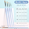 Marie's Watercolor Paint Brush Set with Round Pointed Tip,Paintbrush with Nylon Hair,for Acrylics,Gouache,for Adult,Students 6