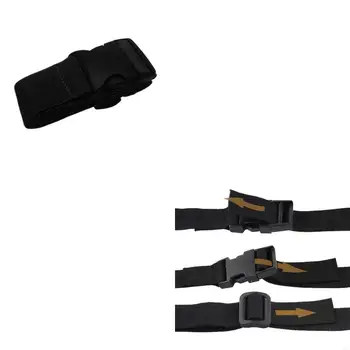 Webbing Luggage Belt Strap with Quick Releases Plastic Buckle for Luggage Strap