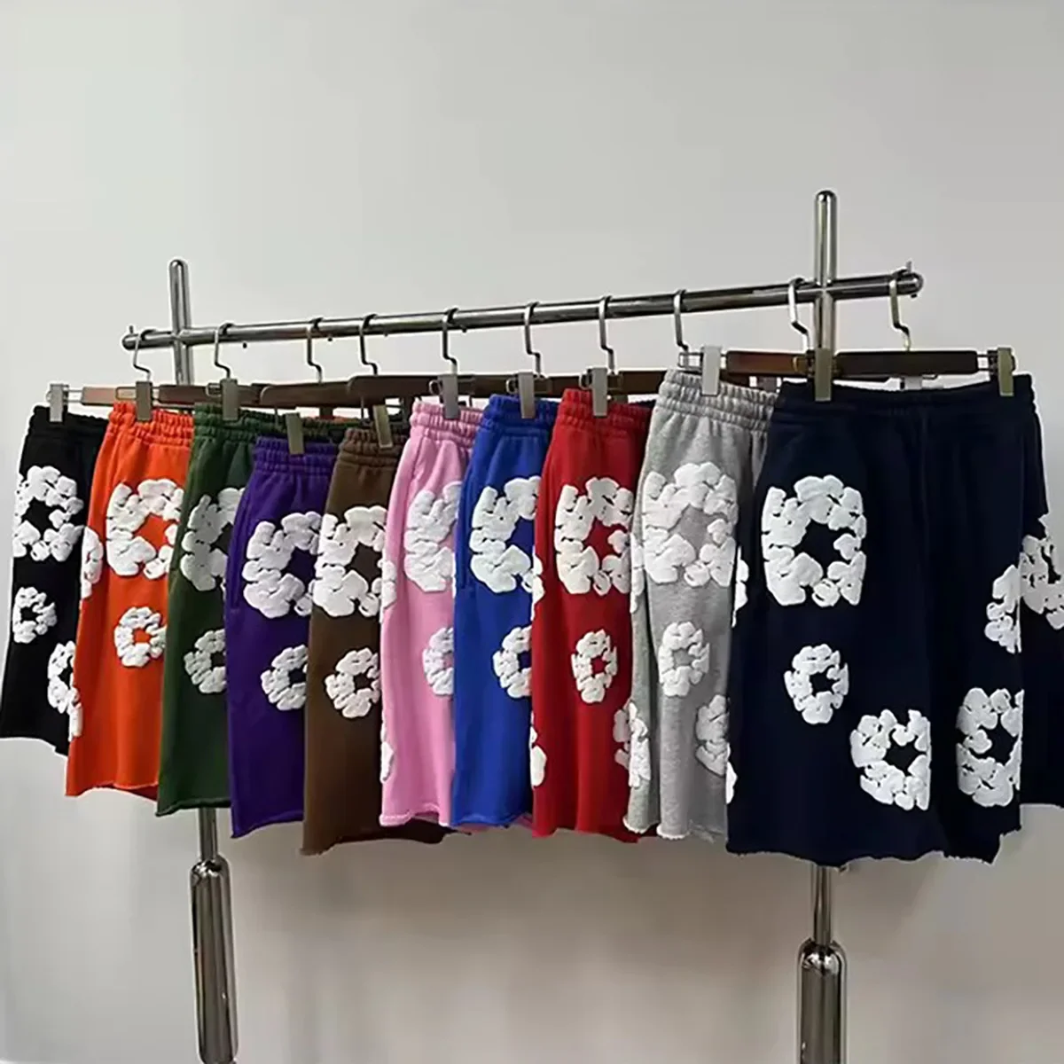 Denim Tearscasual Loose-Fit Street Hip Hop Foam Cotton Shorts Summer Season China Origin denim shorts,summer jeans shorts