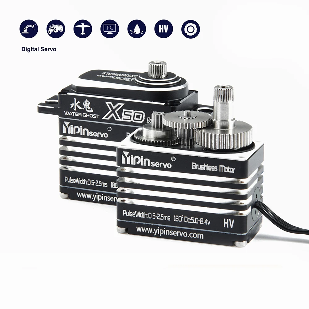 GX Yipin X50 PRO 50KG 25T HV IPX8 Waterproof Brushless Digital