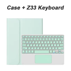 Slim Protective Keyboard Case - Tab A9 Plus 11 inch (Light Green 3)
