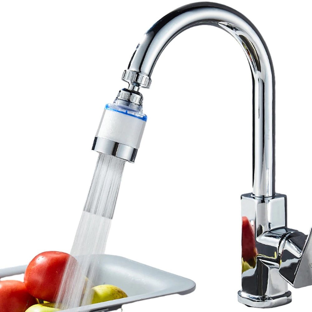Tap Filter with PP Cotton Filter Element 360 Degree Water Tap Interchangeable Element Easy To Install and Replace