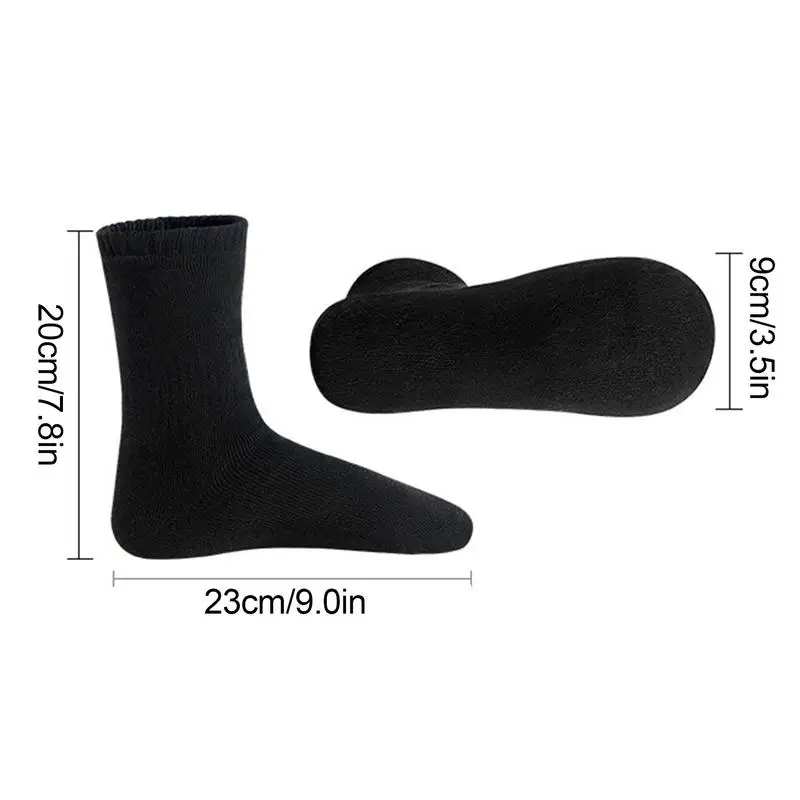 Rechargeable Heated Socks USB Electric Heated Socks Fast Heating Winter Supplies 5V Constant temperature heating Long Stocking self heating socks