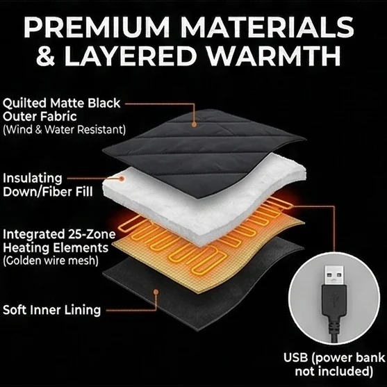  slider image of Winter Intelligent Heated Vest