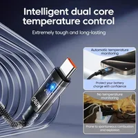 PD 240W Сверхбыстрая зарядка мобильного телефона Кабель для передачи данных 10A USB-тип C Зарядный провод для Samsung Huawei Xiaomi Шнур для быстрой зарядки — изображение 4