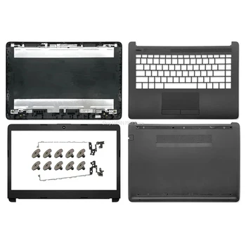 Nuova custodia per laptop per HP 14-CK 14-CM 14-DG 14Q-CS 240 G7 245 246 G7 LCD cover posteriore/lunetta/cerniere/poggiapolsi/custodia inferiore nera 14"