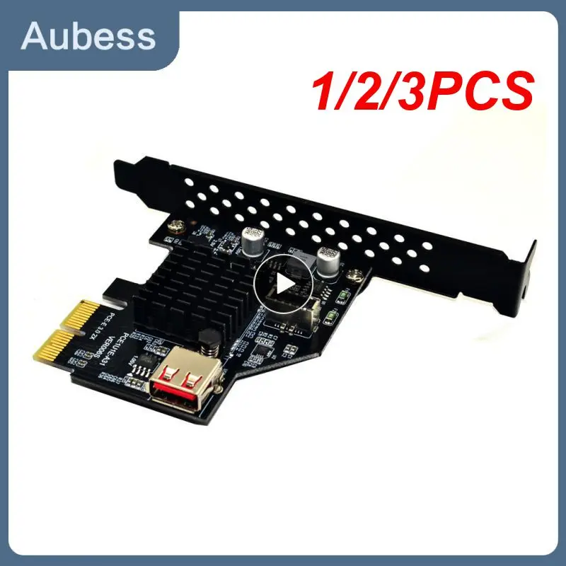 

1/2/3PCS 2X to USB3.1 A-Key Gen2 Front Type-E Expansion Card,10Gbps Type-E Internal 20-Pin Front Panel Connector Riser Card