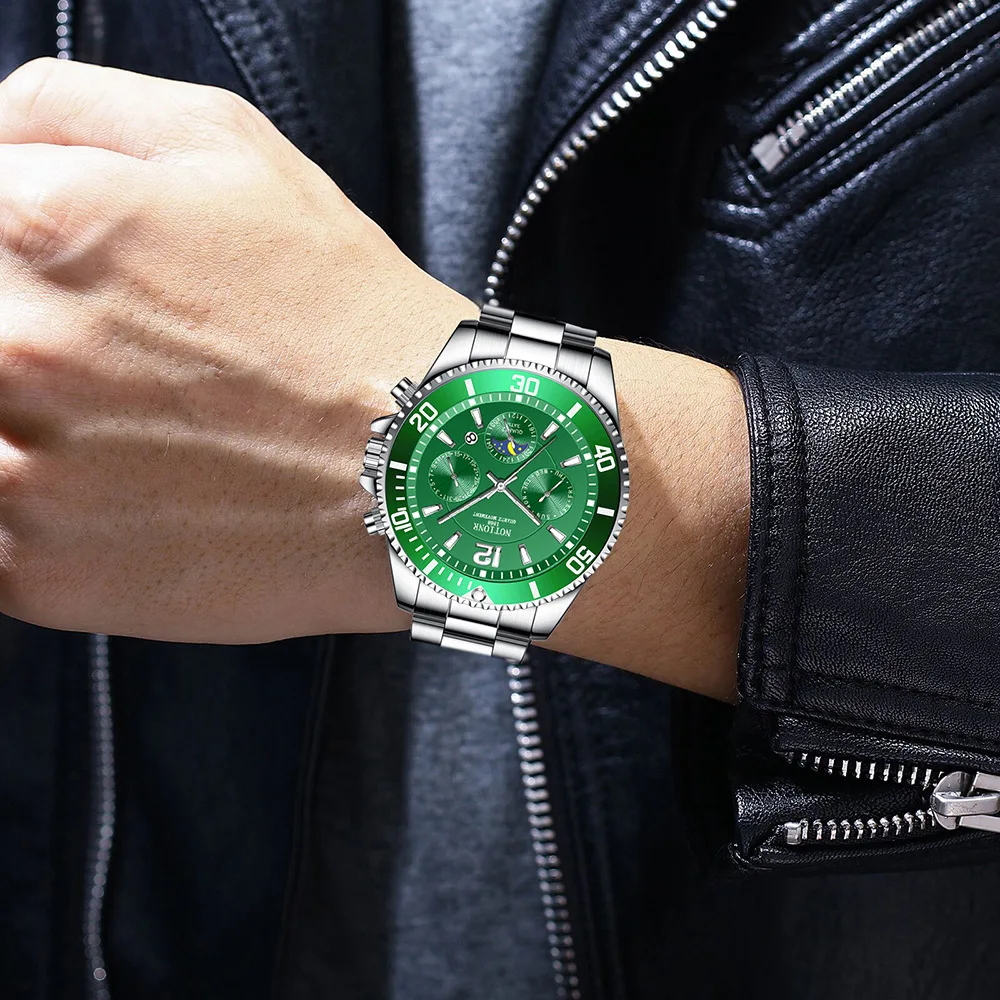 Cool Watches Mens Top Brand Luxury Clock Casual Stainless Steel Watch for Men Sport Quartz Wristwatch Waterproof Reloj Hombre