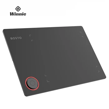 Bosto T608 Hand Drawing Board Computer And Electronic Handwritten Graphics Tablet 5080lpi Read Resolution Graphics Tablet