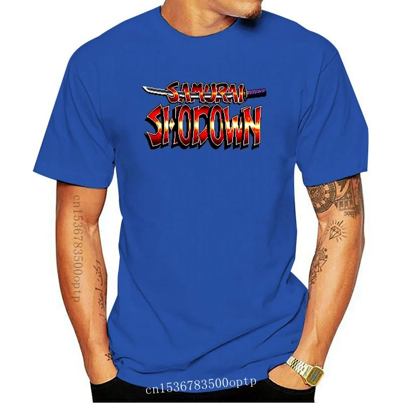 Tee Samurai Shodown (Snes Title Screen) T Shirt Samurai Shodown Snes Super Snk Neo Geo Arcade Fatable Fury