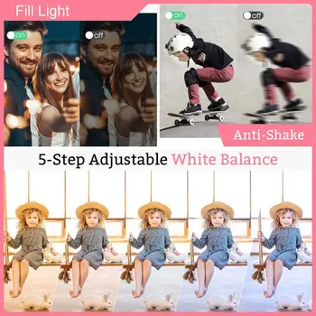 Digital Camera, FHD 1080P Camera, Digital Point and Shoot Camera with 16X Zoom Anti Shake,Suitable for Teenagers and Beginners 5