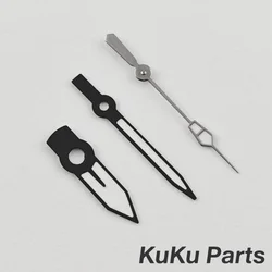 Super Luminous C3 Green Watch Hands with Precision Movement Compatibility (NO.26 Black Silver)