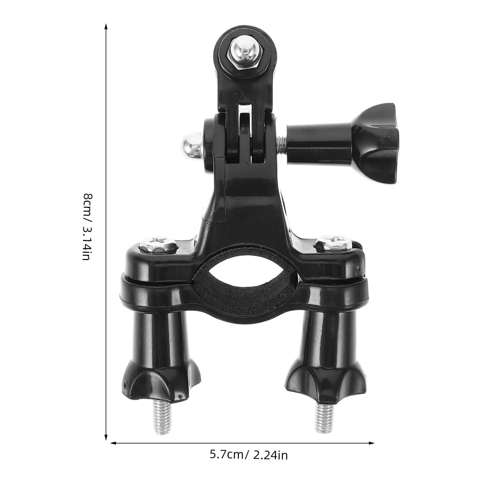 Support Caméra Action Moto Vélo ABS Robustes Guidon 20-40mm Lot 1