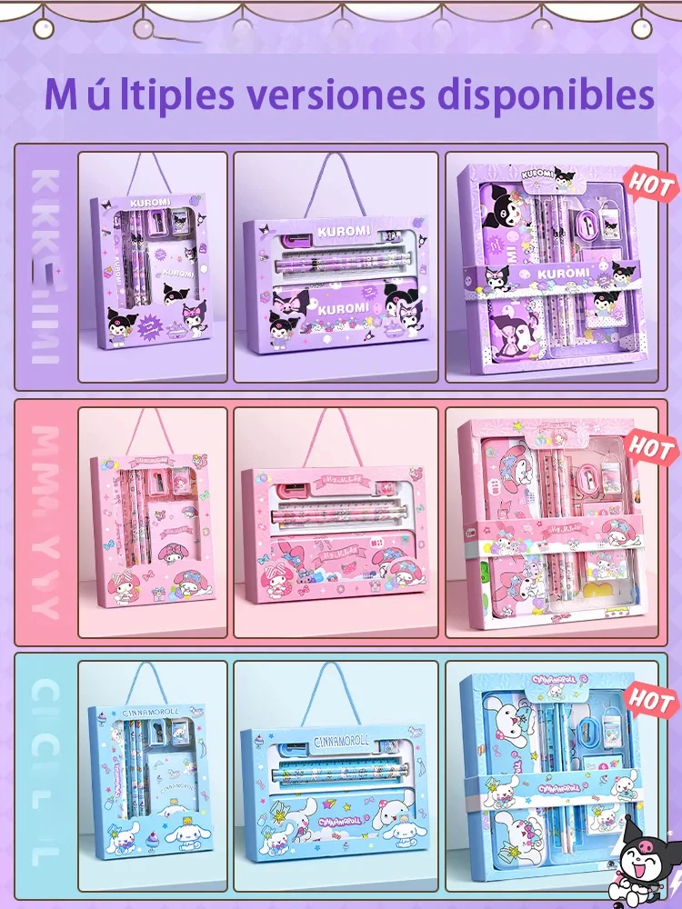 Stationery Gift Box Sanrio briefpapier 10 jaar oud meisje basisschool Kuromi kinderen Tamagotchi hond eerste graad handboek