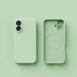 Enhanced Product Title:   
Premium Liquid Silicone Magnetic Soft Matte Candy Phone Case - iPhone 12 Pro (Cyan)