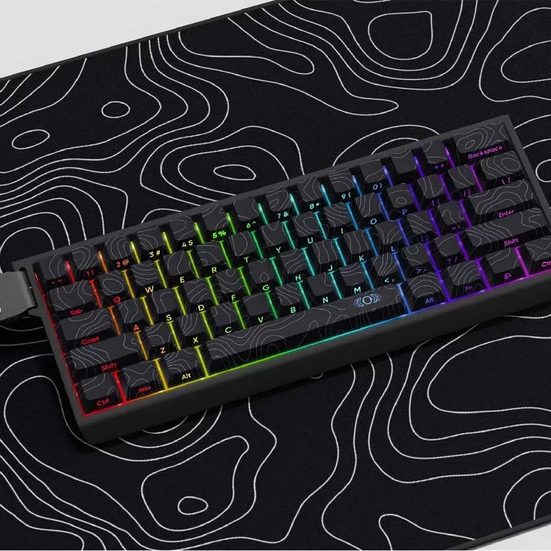 メカニカルキーボード用の光沢のあるバックライト付きキーキャップ 