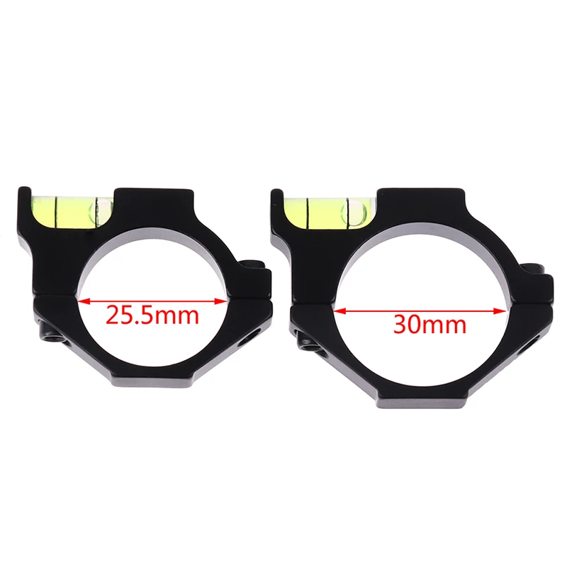 Ring Bubble Level Clamp Bracket 25.4mm/30mm Ring Adapter Bubble Level for Sight Balance Pipe Clamp Bracket for Scope Hunting Riflescope Hunting Accessory