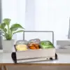 Electric Buffet Server Tray Stainless Steel Warmer Warming Tray for Parties 2