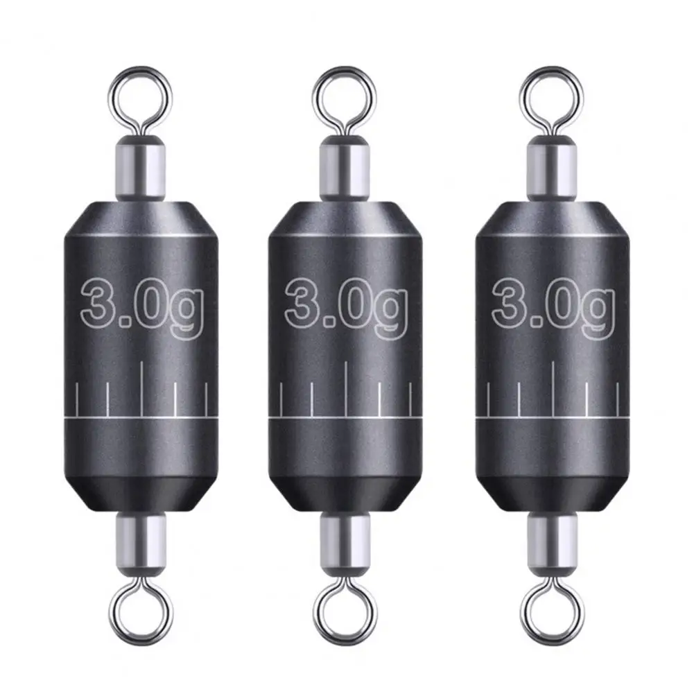 3 Pcs/Set Fishing Weight Sinker with Scale 2g 2.5g 3g Water Drop Sinker