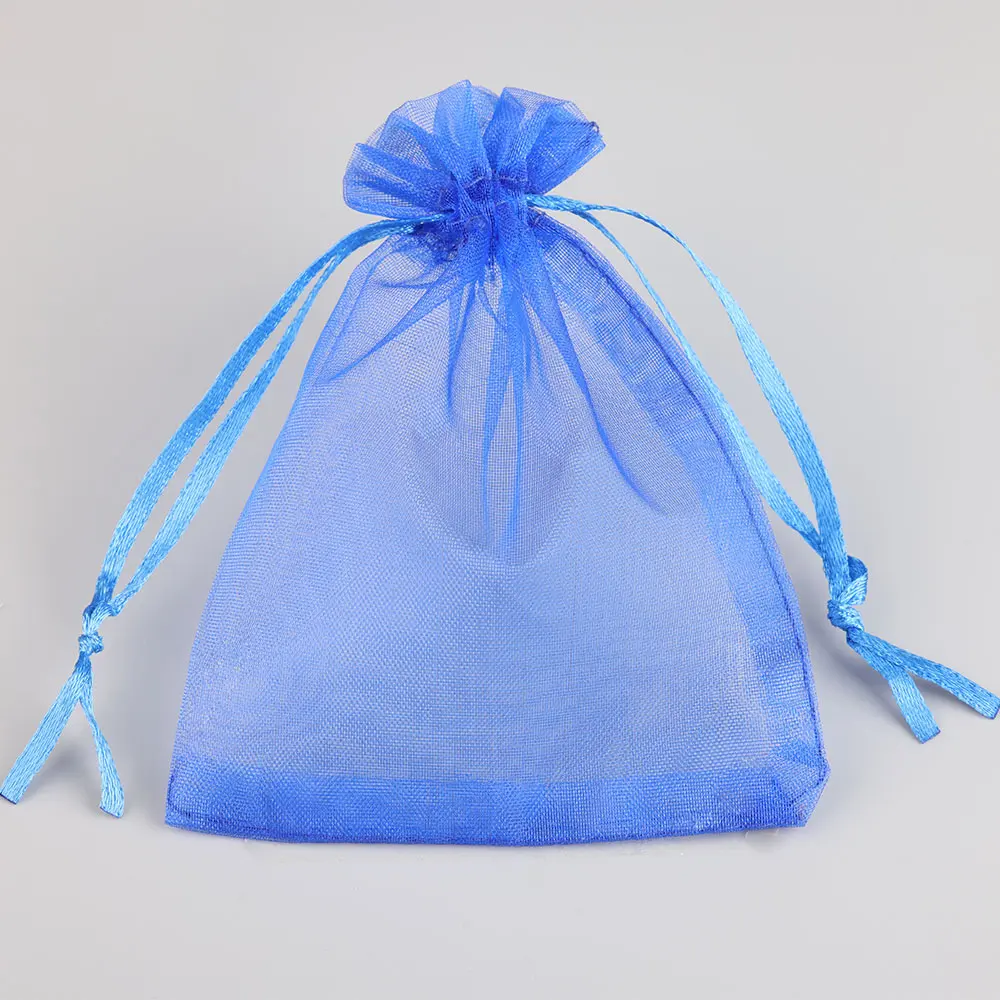 25 teile/los 15x20 17x23 20x30 30x40 35x50 cm Organza Beutel für Schmuck 24 Farben Schmuck Verpackung Taschen für Hochzeit Party Geschenk Taschen – Detail 6