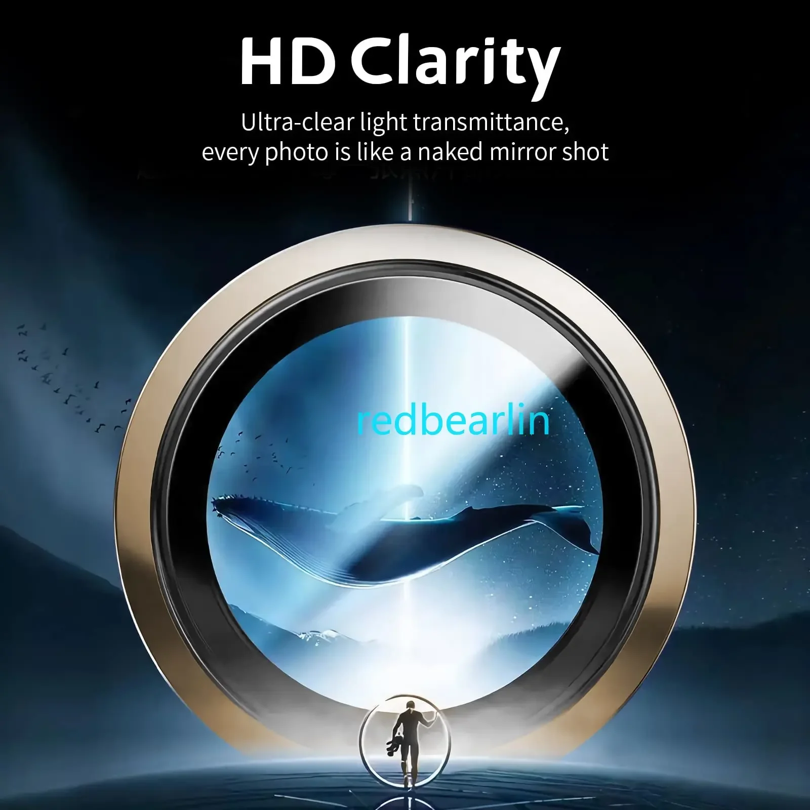 100pcs Camera CD Metal Ring Glass Protector for iphone 11 12 13 15 plus 14 Pro max Tempered Lens Film Cover Screen Protection