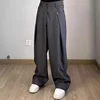 Casual Men's Summer Thin Lyocell Ice Sensation Seershawn Wide Leg Loose Fit Straight Pants Comfortable Breathable Trousers