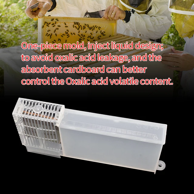 Új Hangyasav -Párologtató Párologtató Rögzített Fészekkeret Méhkas Hangulatos Ecetsav -Adagoló Varroa Atkák Megölve A Méhészeti Eszközöket - Image 2