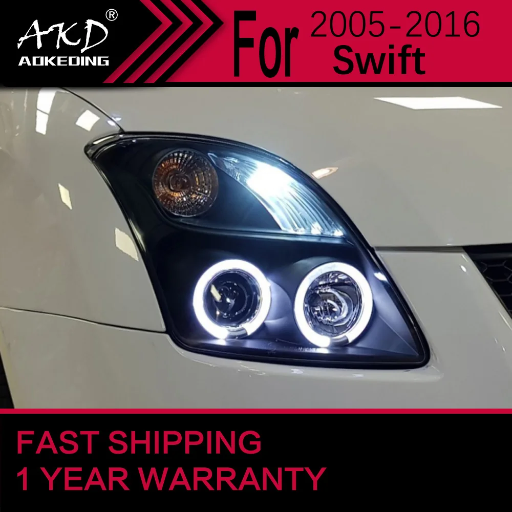 

Car Lights for Suzuki Swift LED Headlight 2005-2016 Swift Head Lamp Drl Projector Lens Automotive Accessories