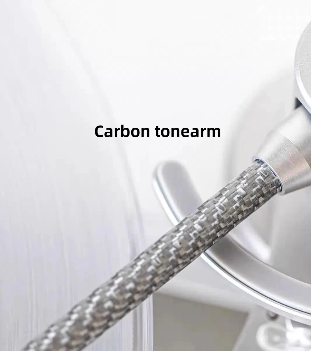 New Arrival Acrylic clear Body at Moving Cartridge Adjustable Pressure Tonearm S