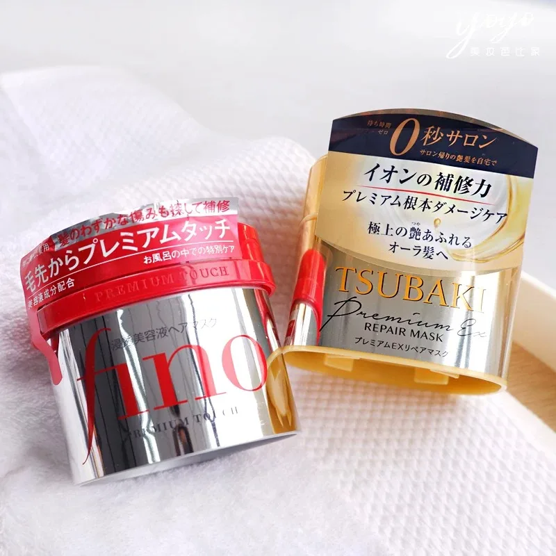 Maschera per Capelli Riparatrice Premium TSUBAKI Giapponese, Balsamo Nutriente Profondo per Capelli Secchi e Danneggiati, Trattamento Anti-Crespo e Lisciante