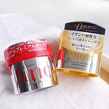 Maschera per Capelli Riparatrice Premium TSUBAKI Giapponese, Balsamo Nutriente Profondo per Capelli Secchi e Danneggiati, Trattamento Anti-Crespo e Lisciante