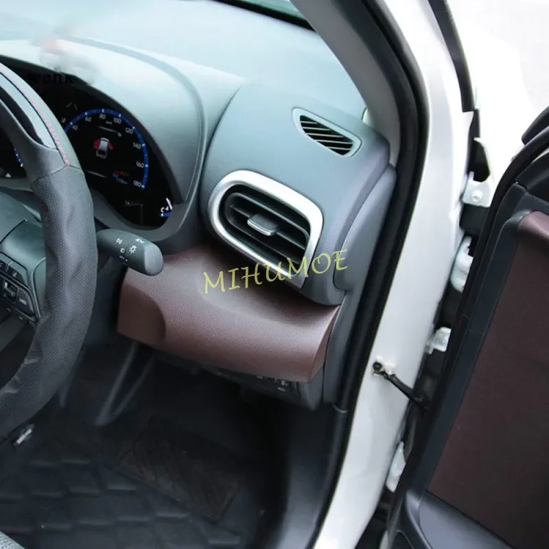 Toyota Yaris Cross 2021 2022 2023 2024 2025 매트 크롬 인테리어 센터 콘솔 대시 보드 사이드 에어 벤트 커버 서라운드