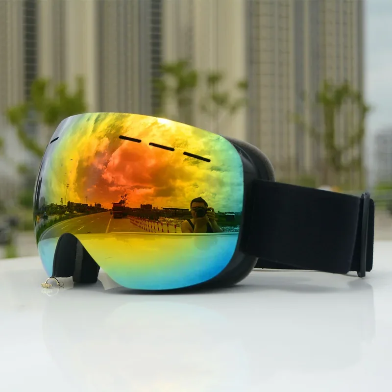 Ski Goggles Men Women Double Layers Anti-Fog Big Ski Mask UV400 Glasses Protection Skiing Winter Snow Snowboard Goggles 6