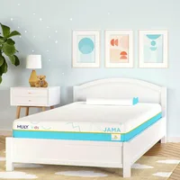 7 Inch Twin Mattress for Kids, Memory Foam Bunk Bed Mattress in a Box Made in USA CertiPUR-US Certified, Medium Firm Trundle 1