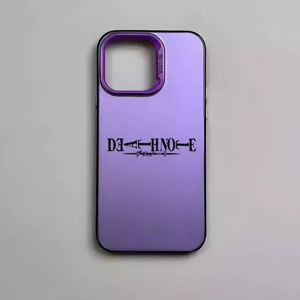 Aurora Multicolor Matte Metallic Phone Case with Light D-Death N-Note Design