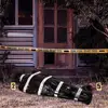 Halloween Outdoor Scary Dead Victim Prop - Creepy and Realistic Haunted House Decor for Maximum Terror