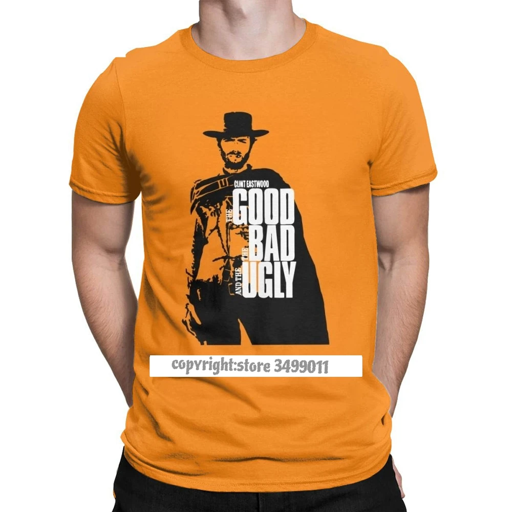 Новинка, клинтские футболки Eastwood, мужские хлопковые футболки, хорошие, плохие и уродливые футболки, одежда большого размера