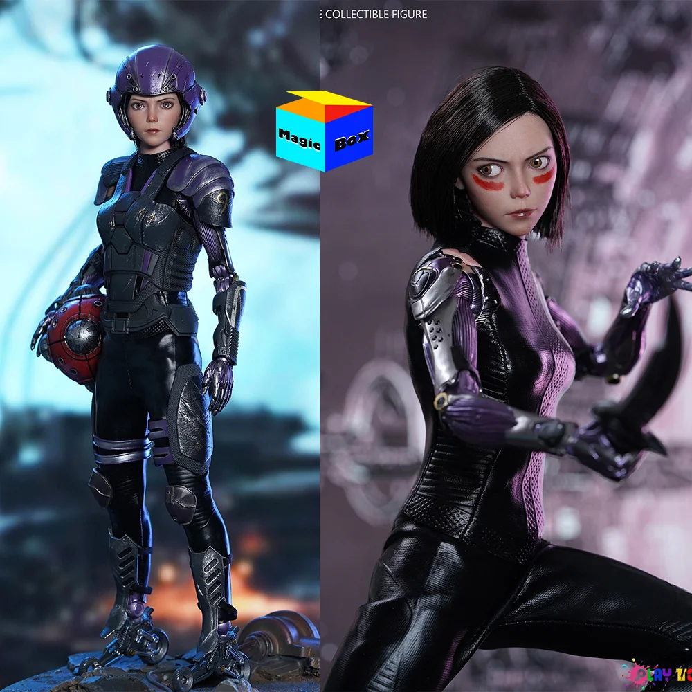 

PLAY TOY P017 1/6 Scale Female Soldier Battle Angel Alita Mechanical Girl Movable Eyes Full Set 6Inch Action Figure Body Dolls