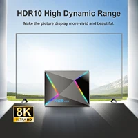 R69 Plus ТВ-приставка с голосовым управлением Ultra HD 8K Allwinner H728 Octa Core Поддержка ТВ-приставки Netflix WIFI 6 Set Top Box — изображение 4
