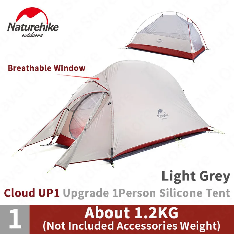 Naturehike Cloud Up 1 Tent Ultralight Camping Dome Single